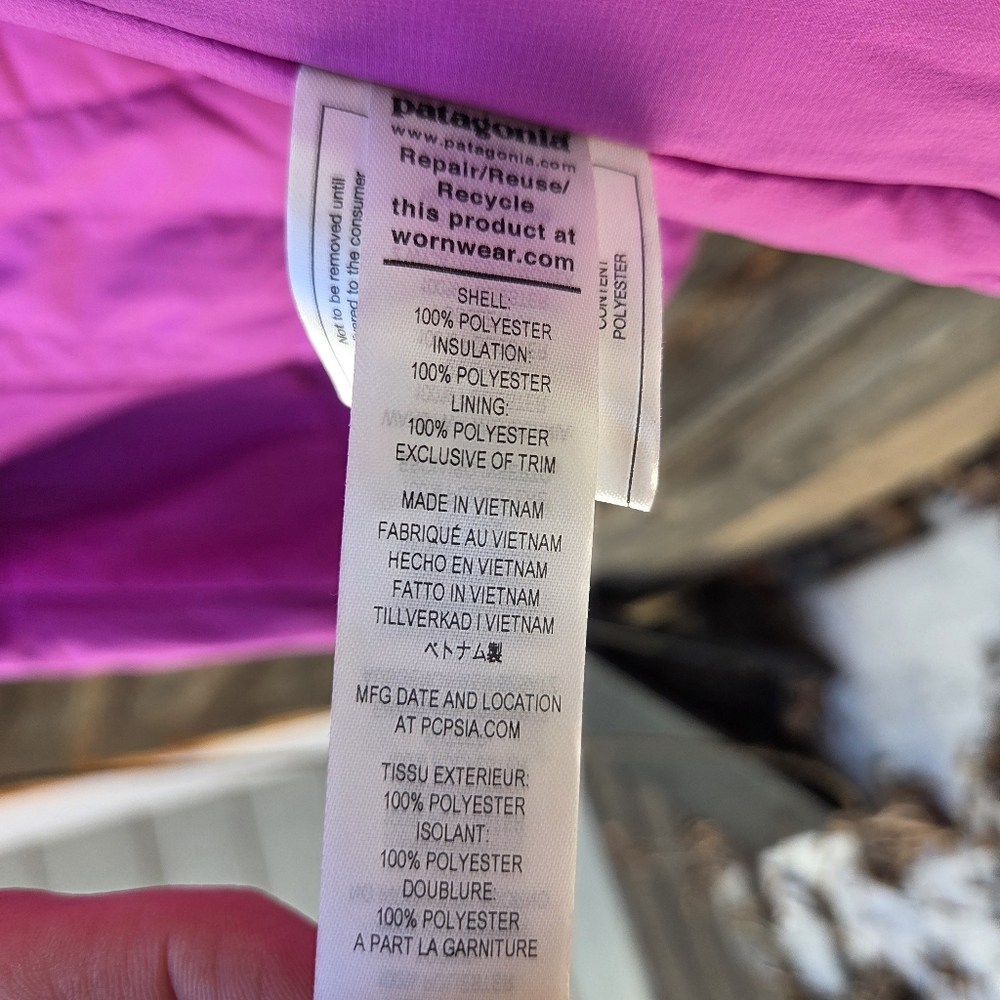 Patagonia Nano Air Blue and Pink Vest - Picture 9 of 12